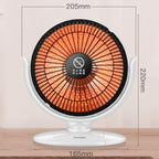 Small Sun Mini Home Office Heater 6 inch Electric Heater National Standard Plug, with 3m Extension Cable
