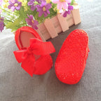Baby Shoes Newborn Baby Girls Princess Baby Girls Shoes Bowknot Crib Non-slip Footwear Shoe, 11, 12, 13