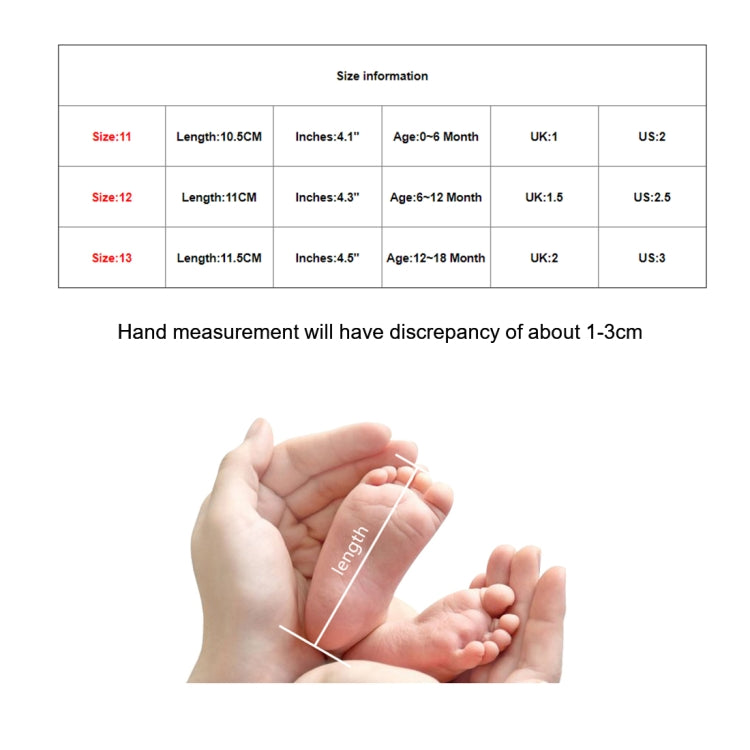 Baby Shoes Newborn Baby Girls Princess Baby Girls Shoes Bowknot Crib Non-slip Footwear Shoe, 11, 12, 13