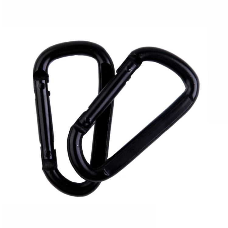 10 PCS D-shaped Aluminum Carabiner Outdoor Hanging Buckle Water Bottle Buckle