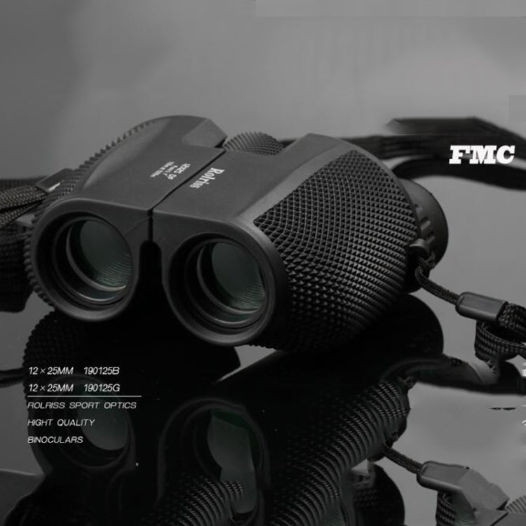 ROLISS 10X25 Outdoor Sports Portable Waterproof Pocket Binocular High Power Telescope, 10X25