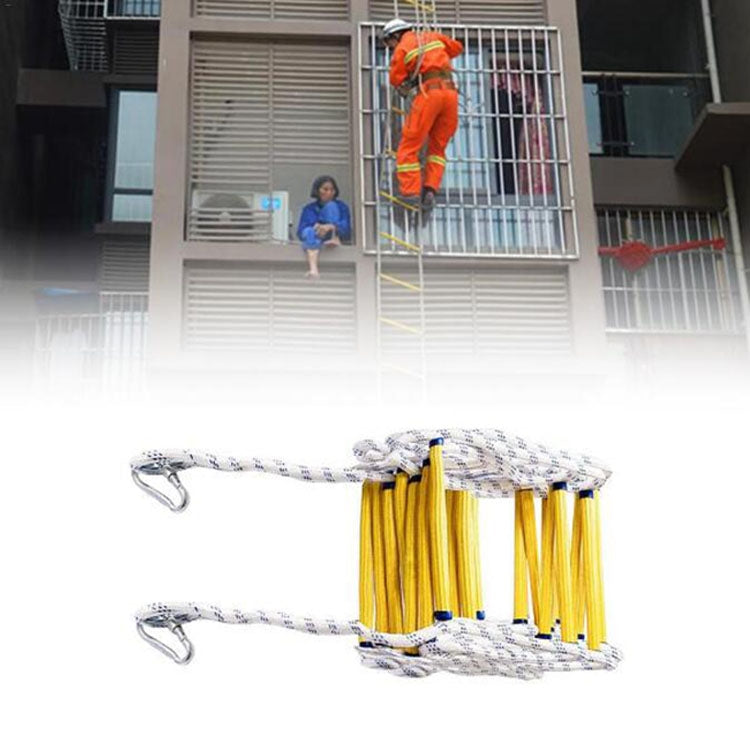 Resin Anti-skid Firefighting Rope Ladder Aerial Work Soft Ladder Rescue Ladder, 5m, 10m, 15m, 20m, 25m, 30m, 35m, 40m, 45m