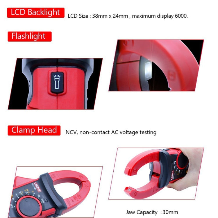 600A Digital Clamp Meter AC DC Voltage Detector, UT216A 600A, UT216B 600A, UT216C 600A