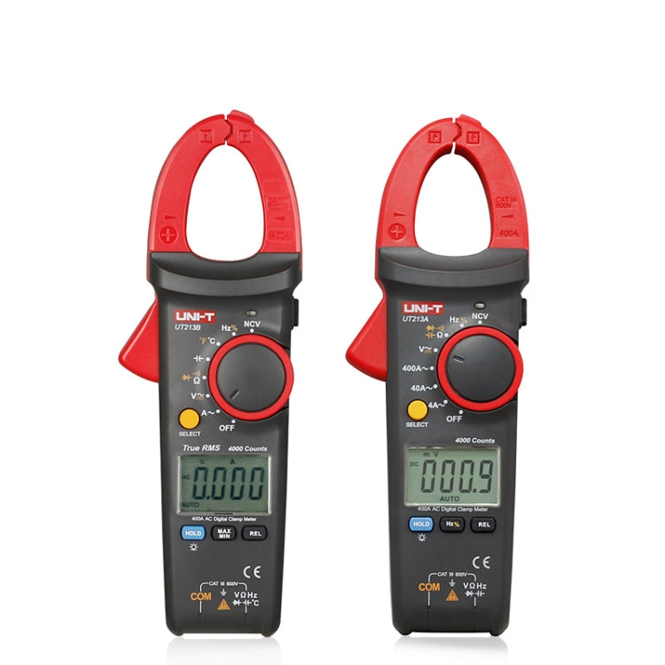 Digital Clamp Meter AC DC Voltage Detector, UT213B 400A, UT213C 400A, UT213A 400A