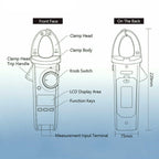 Digital Clamp Meter AC DC Voltage Detector, UT213B 400A, UT213C 400A, UT213A 400A