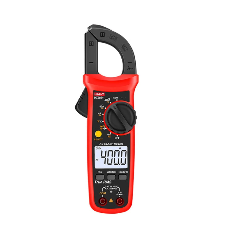 Digital Clamp Multimeter AC/DC Voltage Detector, UT202 400A, UT202+ 400A