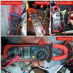 Digital Clamp Multimeter AC/DC Voltage Detector, UT202 400A, UT202+ 400A