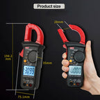 Digital Clamp Multimeter AC/DC Voltage Detector Frequency Resistance Tester, UT200B+ 600A, UT200A+ 400A