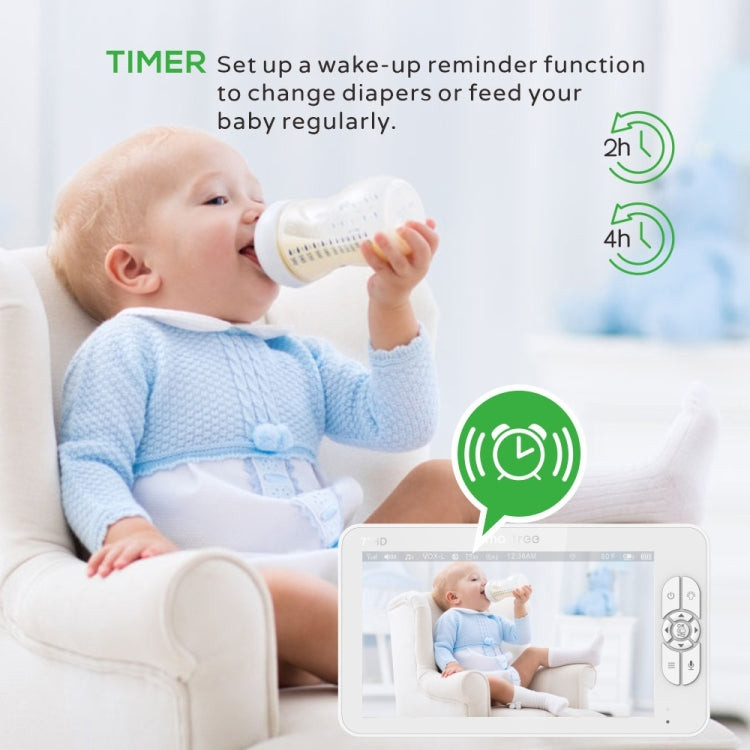 SM70 7-inch 720 x 1080P Wireless Baby Monitor Camera Temperature Monitor 2 Way Audio, SM70 AU Plug, SM70 US Plug, SM70 UK Plug