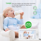 SM70 7-inch 720 x 1080P Wireless Baby Monitor Camera Temperature Monitor 2 Way Audio, SM70 AU Plug, SM70 US Plug, SM70 UK Plug