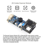 Waveshare 2D Codes Scanner Module Supports 4mil High-density Barcode Scanning,23962, 23962