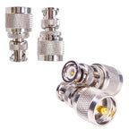 PL259 BNC Male To UHF Male Straight RF Coax Adapter Convertor, BNC Male To UHF Male