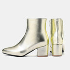 Autumn  Winter Glitter Square Heel Pointed Low-Top Women Boots, 32, 33, 34, 35, 36, 37, 38, 39, 40, 41, 42, 43, 44, 45