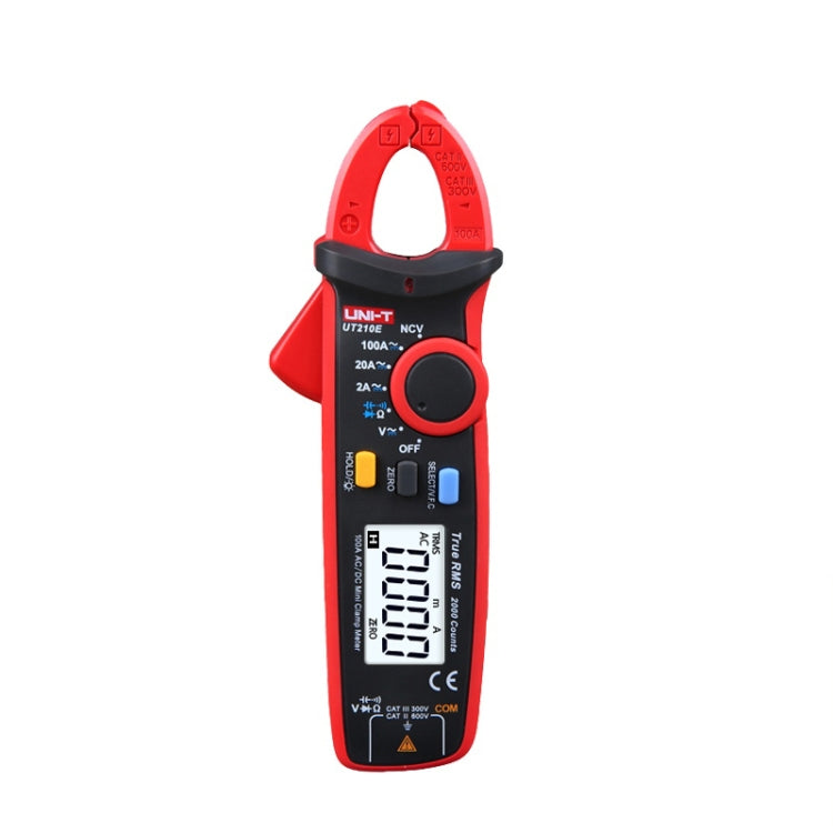 Digital Clamp Meter AC DC Voltage Detector, UT210D 200A, UT210E 100A