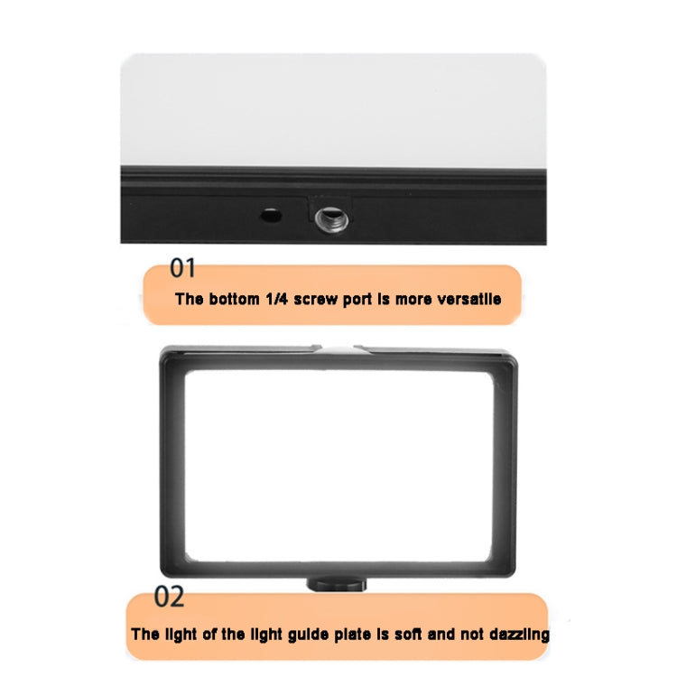 6 Inch 3200-5500K Three-color Temperature Photography Flat-panel Live Fill Light,Spec:, Small Tripod, 30cm Bracket, 42CM Bracket, 0.5m Bracket, 0.5m Bracket +Bluetooth RC, 2.1m Bracket, 2.1m Bracket+Bluetooth RC, Overhead Bracket