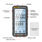 ANENG 681 LCD Digital Display Screen Smart Automatic Range Rechargeable Multimeter, 681 Red, 681 Black