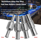 Car Aluminum Alloy Gasoline Fuel Check Valve, M6, M8, M10, M12