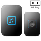 CACAZI A86 Electronic Music Remote Control Doorbell One For One AC Wireless Doorbell, US Plug, UK Plug, EU Plug