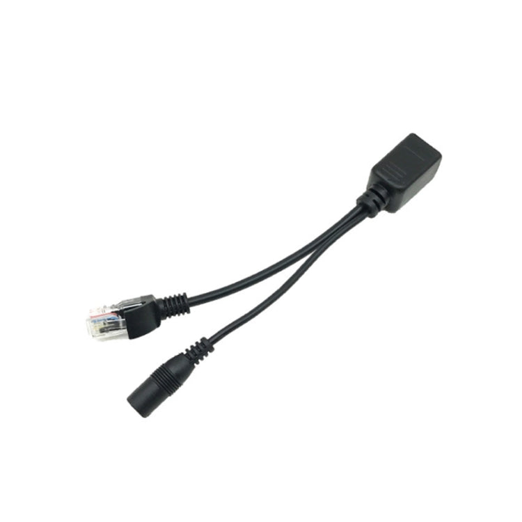 15 PCS POE Split Line Network Camera Power Splitter RJ45 Network Port Power Supply