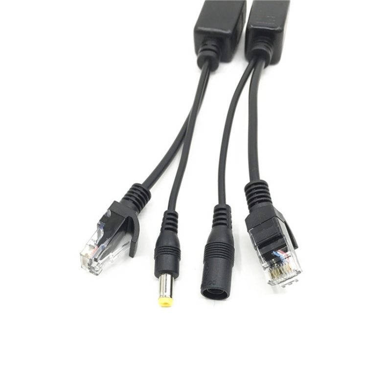 15 PCS POE Split Line Network Camera Power Splitter RJ45 Network Port Power Supply