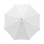 Polyester Parasol Replacement Cloth Round Garden Umbrella Cover, Diameter 2.7m 8 Ribs, Diameter 3m 8 Ribs