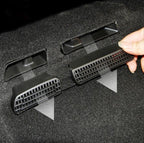 2 PCS Car Air Exhaust Cover Seat  Air Outlet Protection Cover for Skoda, Upgraded pair, Flocked pair