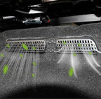 2 PCS Car Air Exhaust Cover Seat  Air Outlet Protection Cover for Skoda, Upgraded pair, Flocked pair