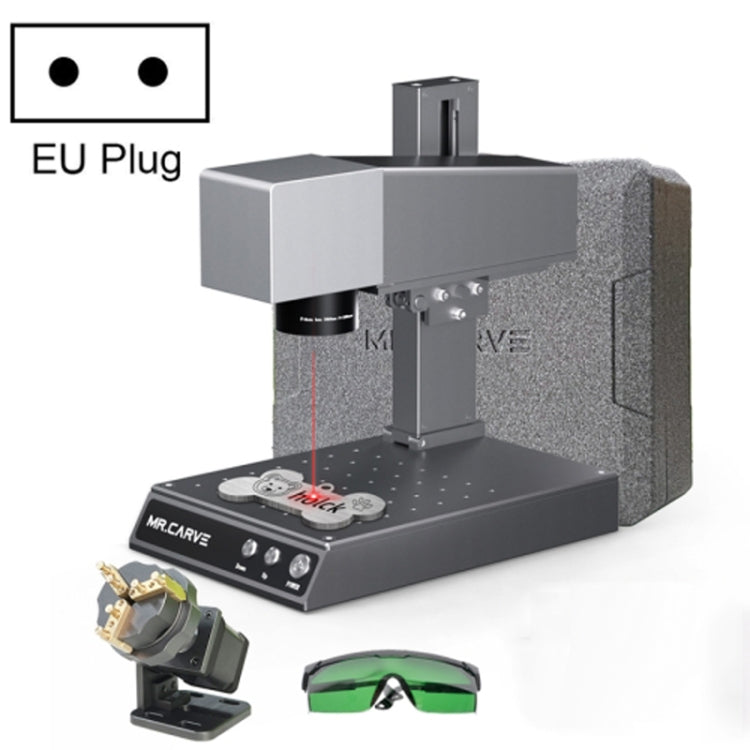 DAJA M1 Pro 2W Metal Nameplate High Precision Characters Laser Carving Machine, M1 Pro Rotating Shaft EU Plug, M1 Pro Rotating Shaft US Plug, M1 Pro Rotating Shaft+Ring Fixture EU Plug, M1 Pro Ring Fixture EU Plug, M1 Pro Ring Fixture US Plug          ...