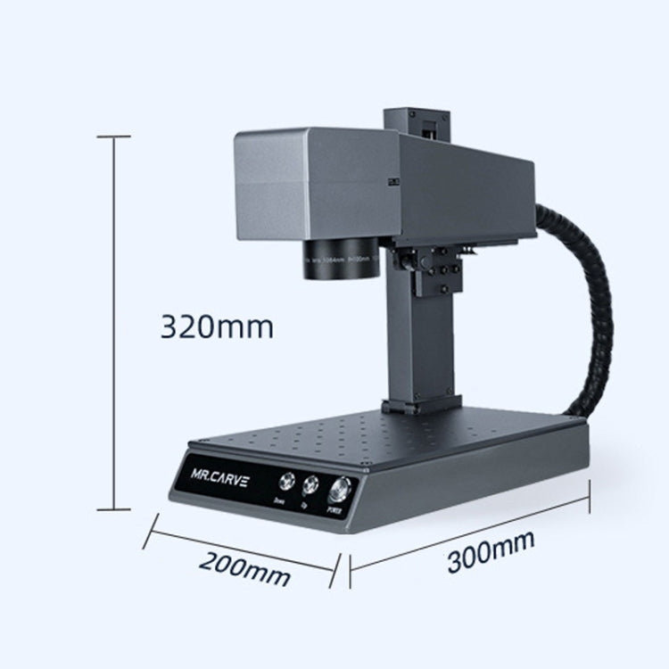 DAJA M1 Pro 2W Metal Nameplate High Precision Characters Laser Carving Machine, M1 Pro Ring Fixture EU Plug