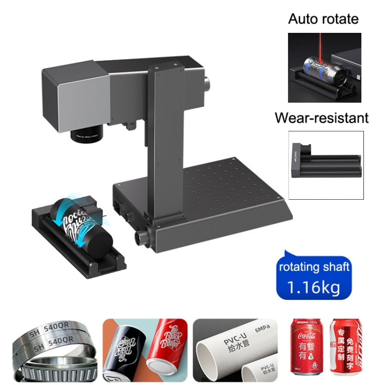 DAJA M1 Pro 2W Metal Nameplate High Precision Characters Laser Carving Machine, M1 Pro Ring Fixture EU Plug