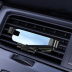 650 Vehicle-mounted Mobile Phone Gravity Bracket Air Outlet Navigation Holder, Silver, Black, Paste Silver, Paste Black