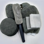 9 In 1 Car Wash Cleaning Kit Car Wash Supplies Car Wash Tools, Gray
