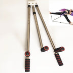 Stainless Steel One Word Horse Training Device Ligament Stretcher Yoga Dance Stretcher, 6 Hole Adjustment Edition, 9 Hole Adjustment Edition
