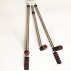 Stainless Steel One Word Horse Training Device Ligament Stretcher Yoga Dance Stretcher, 6 Hole Adjustment Edition, 9 Hole Adjustment Edition