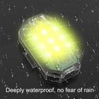 M3 Vibration Sensing Motorcycle Bicycle Aircraft Explosion Lights Cruise Flashing Anti-rear-end Collision Light, 7 Colors M3 Vibration Sensing