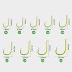 Double Hooks ISEAMA Explosive Hook Bighead Carp Feeder for Hand Rod & Throwing Rod, Size: 6, 6, 7, 8, 9, 10, 11, 12, 13, 14