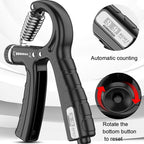 5-60kg Adjustable Mechanical Counting Gripper Finger Strength Training Device, 5-60kg Black, 5-60kg Green
