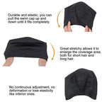 Silicone Ear Protection Waterproof Swimming Cap for Adults with Long Hair, Long Hair Swimming Cap(Black), Long Hair Swimming Cap(Blue), Long Hair Swimming Cap(Pink), Long Hair Swimming Cap(Silver), Long Hair Swimming Cap(Yellow)                        ...