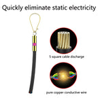 2 PCS P183 Car Anti-Static Elimination Release Device Grounding Strip Car Off-Road Exhaust Pipe Anti-Static Belt, Style:, Sedan, Off-road