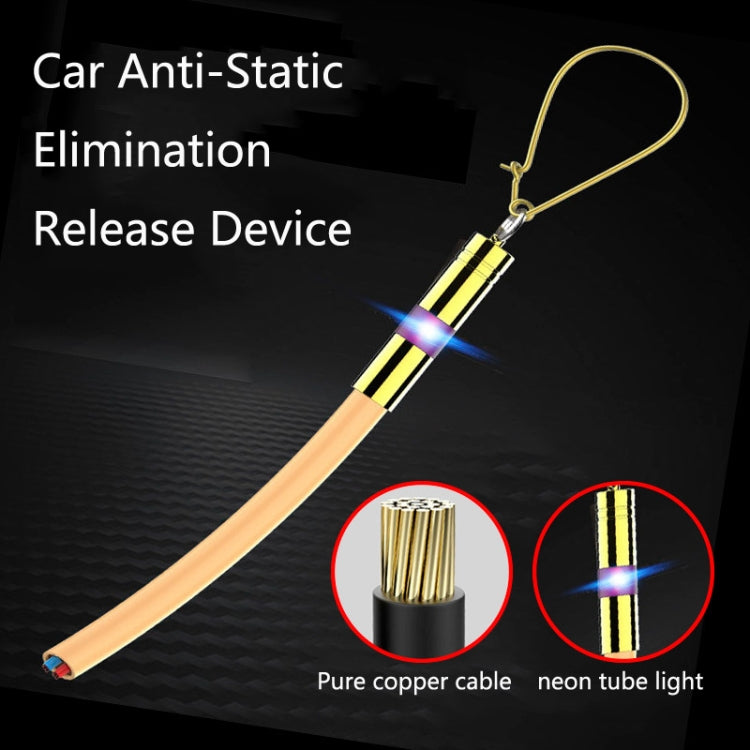 2 PCS P183 Car Anti-Static Elimination Release Device Grounding Strip Car Off-Road Exhaust Pipe Anti-Static Belt, Style:, Sedan, Off-road