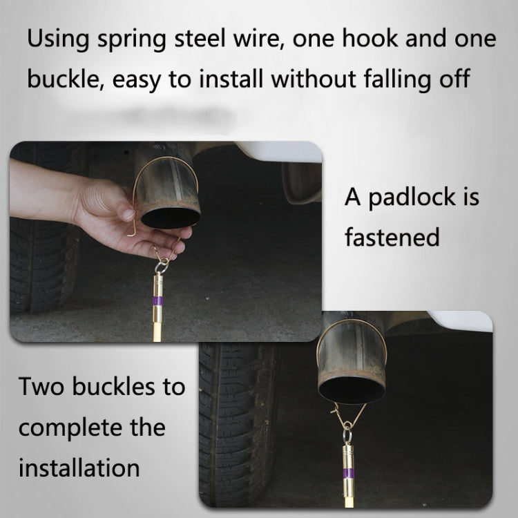 2 PCS P183 Car Anti-Static Elimination Release Device Grounding Strip Car Off-Road Exhaust Pipe Anti-Static Belt, Style:, Sedan, Off-road