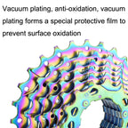 VG SPORTS Bicycle Lightweight Wear -Resistant Colorful Flywheel, 8 Speed 11-28T, 8 Speed 11-32T, 9 Speed 11-28T, 9 Speed 11-32T, 10 Speed 11-28T, 10 Speed 11-32T, 11 Speed 11-28T, 11 Speed 11-32T