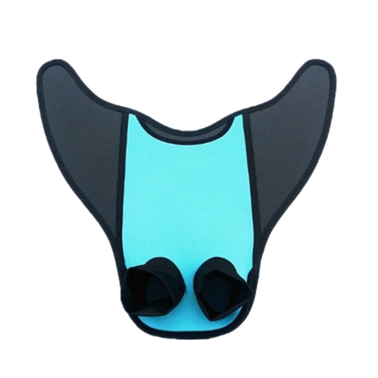 Fish Tail Shaped Fins Swimming Training Equipment Snorkeling Flippers, Adult, Child
