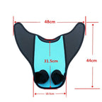 Fish Tail Shaped Fins Swimming Training Equipment Snorkeling Flippers, Adult, Child