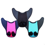 Fish Tail Shaped Fins Swimming Training Equipment Snorkeling Flippers, Adult, Child