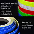 3 Rolls Bicycle Mountain Bike Motorcycle Sticker Car Contour Reflective Sticker Night Riding Reflective Sticker, 1 x 800cm