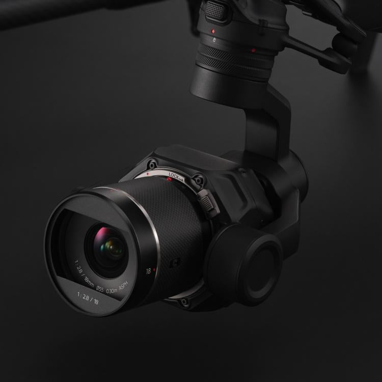 Original  DL 18mm F2.8 ASPH Lens for DJI Zenmuse X9-8K Air PTZ Camera, 18mm F2.8