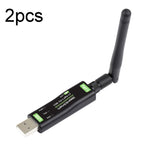 Waveshare 2pcs USB To LoRa Data Transfer Module Based On SX1262, LF Version Using TCXO Crystal Oscillator, HF Version Using TCXO Crystal Oscillator, LF Version Using XTAL Crystal Oscillator, HF Version Using XTAL Crystal Oscillator
