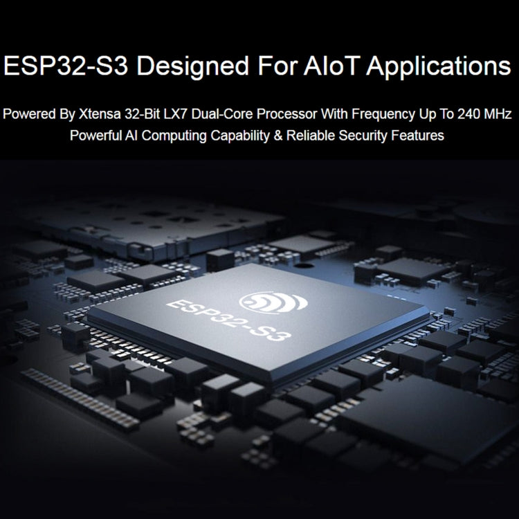 Waveshare ESP32-S3 Microcontroller 2.4GHz Wi-Fi Development Board ESP32-S3-WROOM-1-N8R8 Module, 24263, 24363