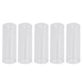 5PCS Acrylic Guitar Slide Tube Folk Slide Block, 28mm(Transparent), 51mm(Transparent), 60mm(Transparent), 70mm(Transparent)